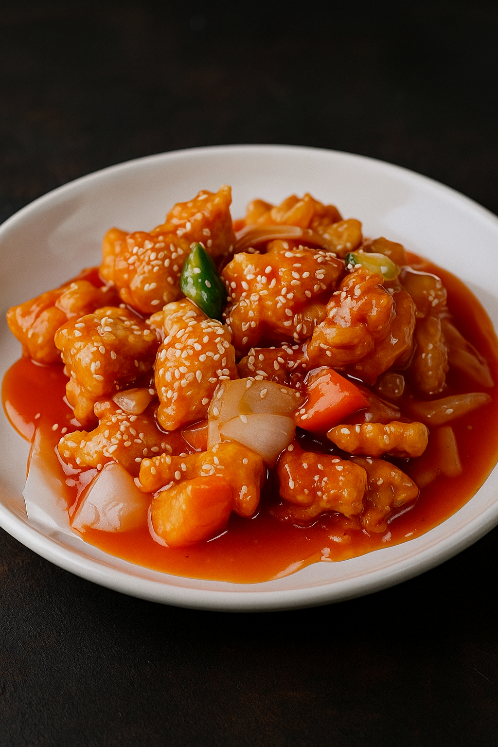 Курица в кисло-сладком соусе